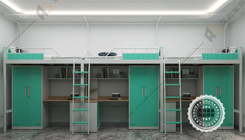 側梯-三聯(lián)體公寓床