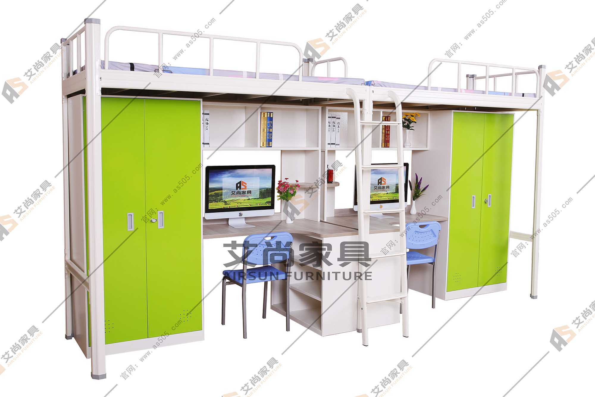 大學公寓鐵架床