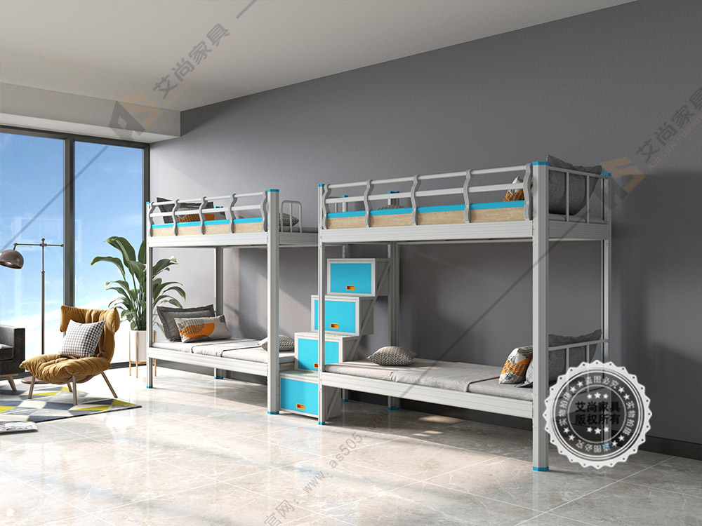 鋼鐵雙層鐵床宿舍家具會(huì)生銹嗎？艾尚家具教你如何防銹